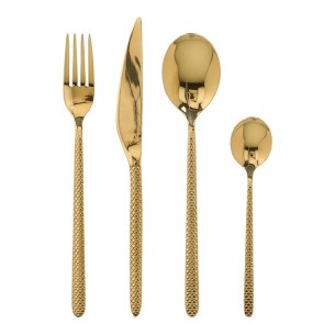 Servizio 24 posate Ophira acciaio inox 18/0 oro