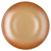 Piatto piano 26 cm gres porcellanato Tierra arancione