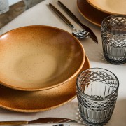 set piatti Tierra arancione linea Ritual di Tognana