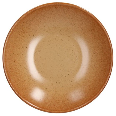 Piatto fondo 22 cm gres porcellanato Tierra arancione
