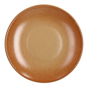 Piatto dessert 20 cm gres porcellanato Tierra arancione