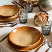set piatti Tierra arancione linea Ritual di Tognana