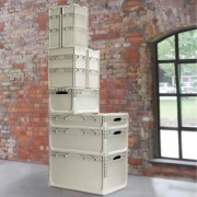 Artplast contenitore impilabile polipropilene grigio