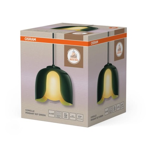 Osram lampadario Decor Corolle E27, verde