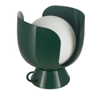 Lampada da tavolo Calice Decor Corolle E14, verde