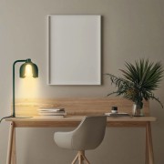 Osram lampada da tavolo Decor Corolle G9, verde ambientata