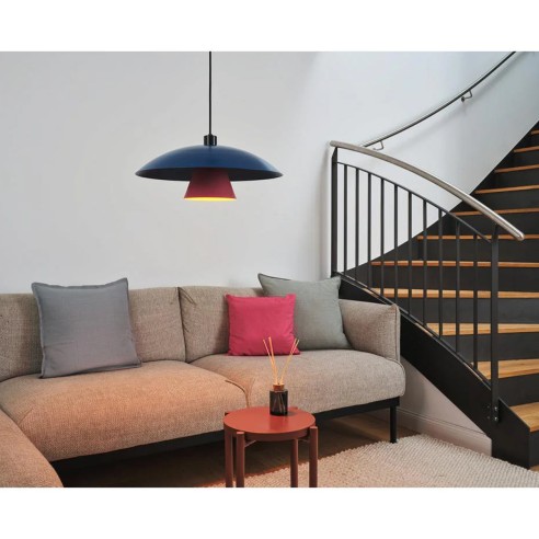 Osram lampadario Fungo volante E27, blu