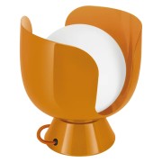 Lampada da tavolo Calice Decor Corolle E14, arancione