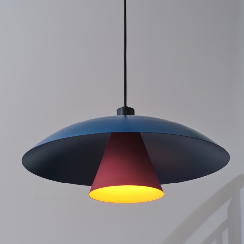 Osram lampadario Fungo volante E27, blu