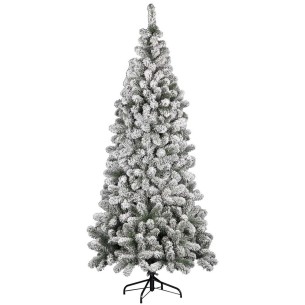 Albero di Natale innevato Kenya 150 cm Flora Kenyaflock150