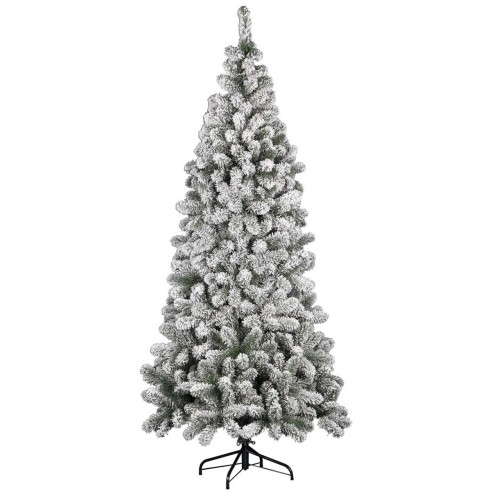 Albero di Natale innevato Kenya 180 cm Flora Kenyaflock180