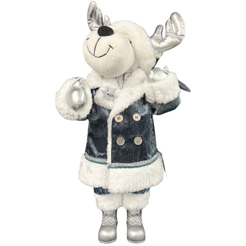 Renna natalizia in tessuto H55 cm C21-221288 8054650112721