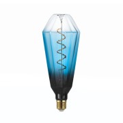 Eglo lampadina Vintage LED, E27 diamante blu