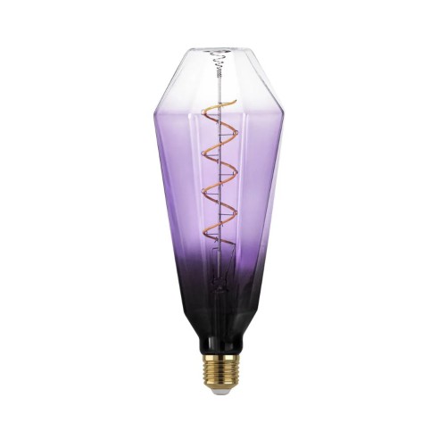 Eglo lampadina Vintage LED, E27 diamante viola