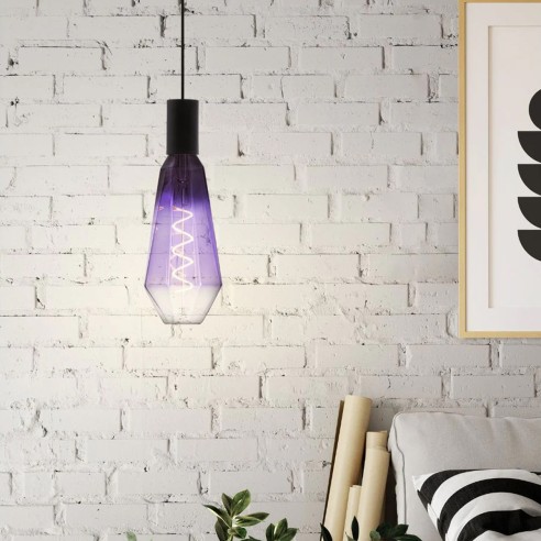 Eglo lampadina Vintage LED, E27 diamante viola