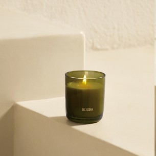 Candela profumata in vetro, uno stoppino, Giardino Segreto