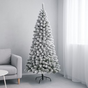 Albero di Natale innevato Kenya 150 cm Flora Kenyaflock150 2