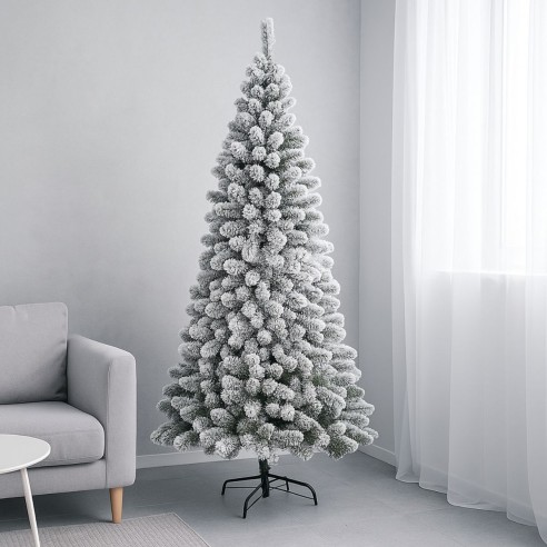 Albero di Natale innevato Kenya 150 cm Flora ambient