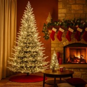 Albero di Natale innevato Noel 240 cm Flora ambient