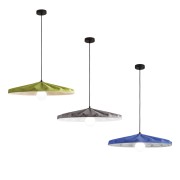 Lampadario sospensione Wimbledon in feltro naturale, eco-friendly