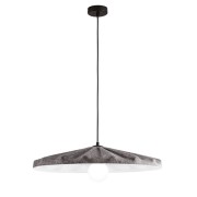 Lampadario sospensione Wimbledon in feltro naturale, eco-friendly grigio