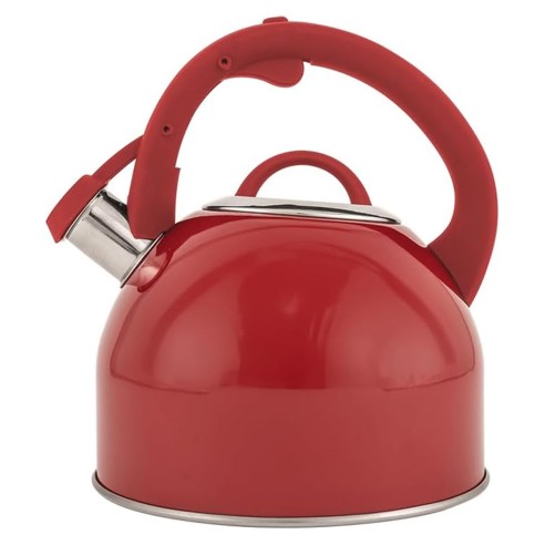 Bialetti Wonderland bollitore con fischietto 2,5 L, rosso