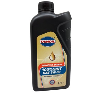 Olio motore benzina diesel Sint SAE City Start 1L 5W-30 Tamoil 8008959647026