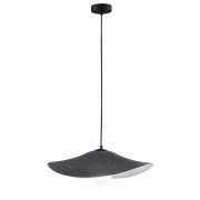 Lampadario sospensione Lenglen in feltro naturale, eco-friendly