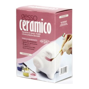 Gesso ceramico 1000 g per stampi e modelli