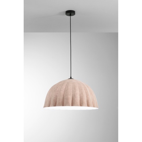 Lampadario sospensione Midi in feltro naturale, eco-friendly