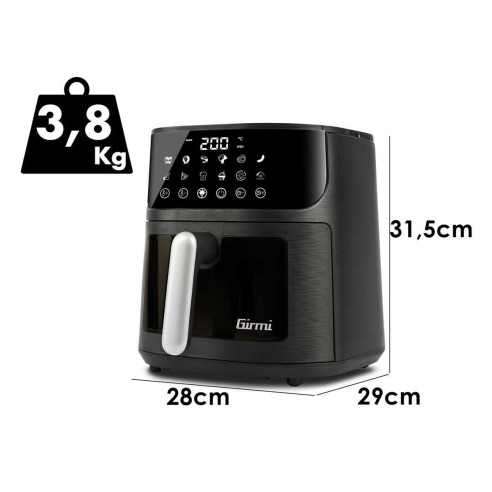 Girmi FG78 Friggitrice ad aria EcoFrit Black 6 L