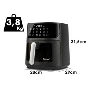 Girmi FG78 Friggitrice ad aria EcoFrit Black 6 L