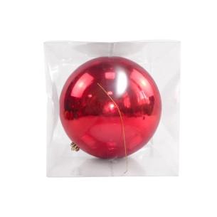 Pallina di Natale rosso Ø 25 cm Domus SRPB010-25-RED 8054650128807