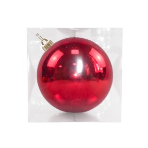 Pallina di Natale rosso Ø 15 cm Domus SRPB010-15-RED 8054650128760