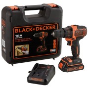 Trapano avvitatore 18V (BDCDD186K) con valigetta