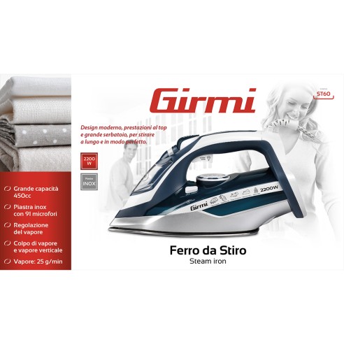 Ferro da stiro a vapore Girmi ST60