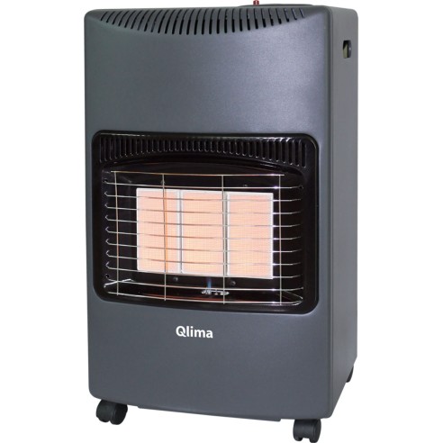Stufa a gas 2 in 1 GH 1142 R nero 4,2 kW Qlima 8713508783123