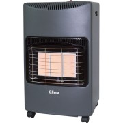 Stufa a gas 2 in 1 GH 1142 R nero 4,2 kW Qlima 8713508783123