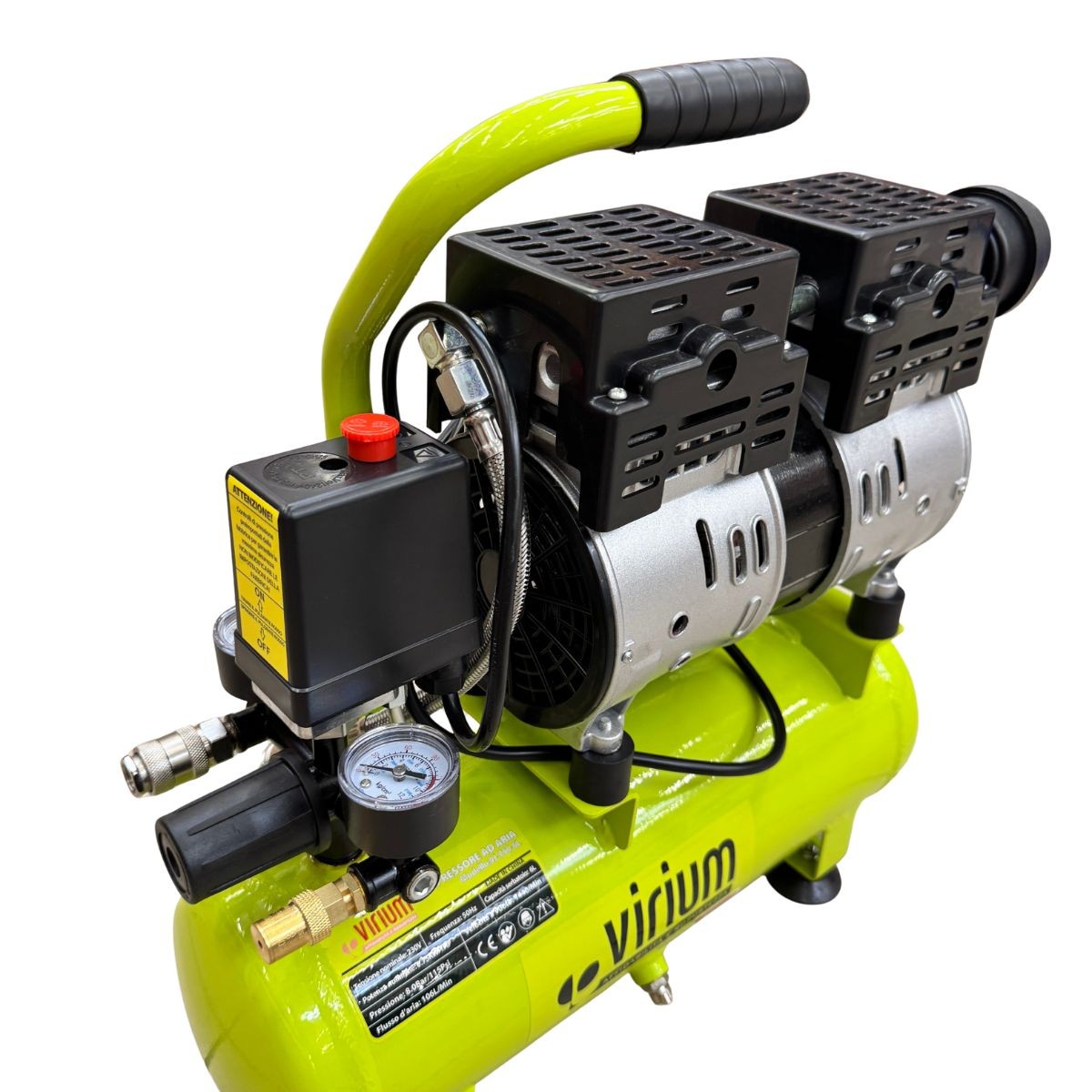 Compressore Aria Portatile 12V, HYCHIKA Mini Compressore Portatile 160psi Con 2000mah Batteria 5 Modalita Pompa Per Auto Moto Biciclette Palloni Con Schermo Lcd E Torcia A Led