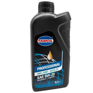 Olio motore benzina diesel Tamoil Professionale SAE 0W-20 8008959639021