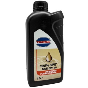 Olio motore benzina Turbodiesel Sint SAE 5W-40 Tamoil 8008959965021 1L