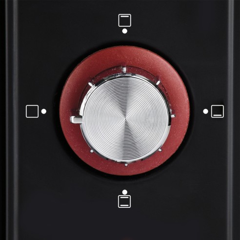 Forno elettrico Girmi FE20, 1380 W, 20 litri, rosso dettaglio