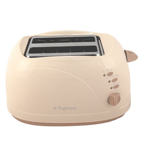 Tognana Iridea tostapane elettrico con pinze, champagne