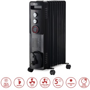 Radiatore a olio minerale diatermico Warm Black TT 9 Argo 191150027 2