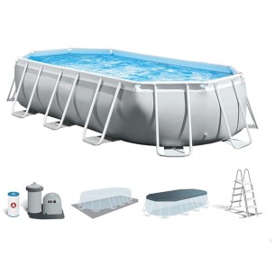Piscina Intex Ovale 503x274x122 h 26796 Prism Frame