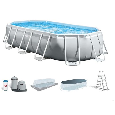 Piscina Intex Ovale 503x274x122 h 26796 Prism Frame