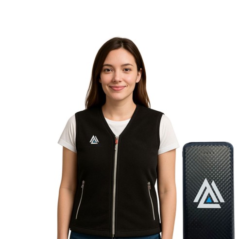 Gilet termico riscaldato Softsheel a batteria USB 5V ALP V-14 batteria