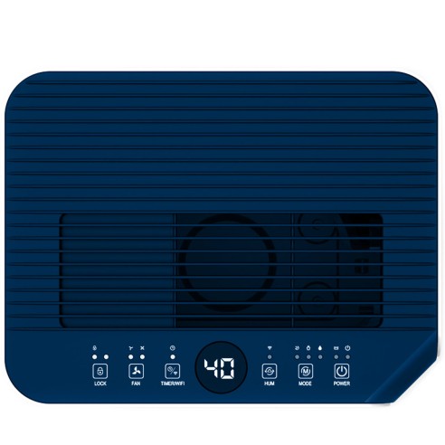 Deumidificatore con purificatore Argo Dry Pury Evo WF 21 WiFi 8013557513864 492000098 pannello di controllo