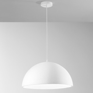 Lampadario sospensione XENIA resina bianco 2