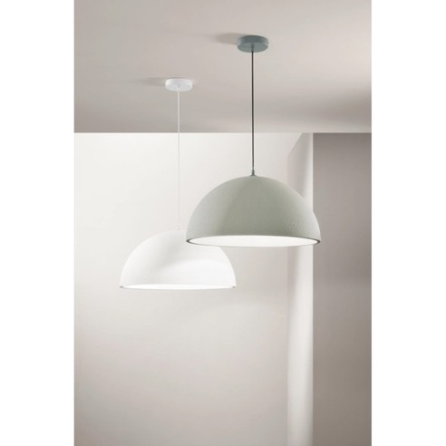 Lampadario sospensione XENIA resina bianco